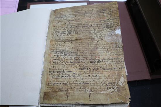 Johannes de Verdena - Sermones dormi Secure de Sanctis, quarto, damp stained throughout, in later oak